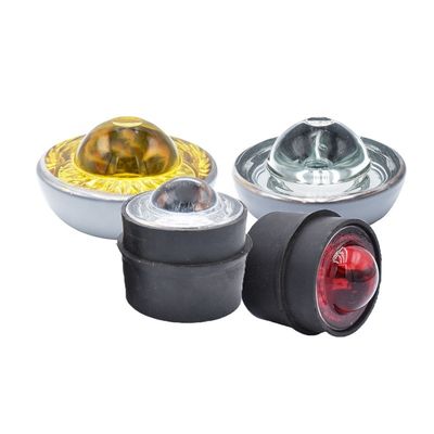 Veiligheid op de weg LED zonne-energie wegstaaf met hoge reflectie en gehard glas