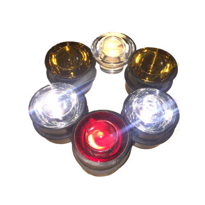 LED gehard glas zijdelings reflecterend licht zonnewegstaaf voor op maat gemaakte wegkegel