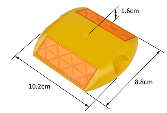 LED Plastic Cat Eye Reflective Light Solar Road Stud Gemaakt van hoog zichtbaar PVC