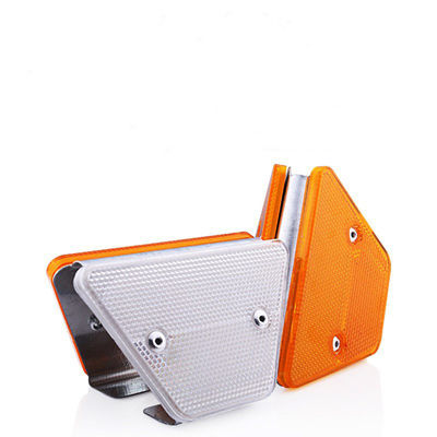 Warm gedompelde gegalvaniseerde wegschermreflector Wit aluminium infraroodstraalreflector