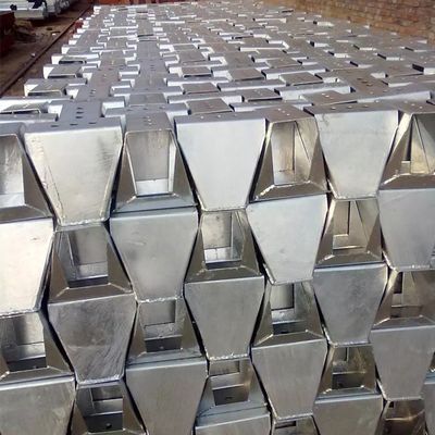 Hot Dip Zink Coated Galvaniseerde Staal Guardrail Spacer Met ISO9001 2008 Certificering