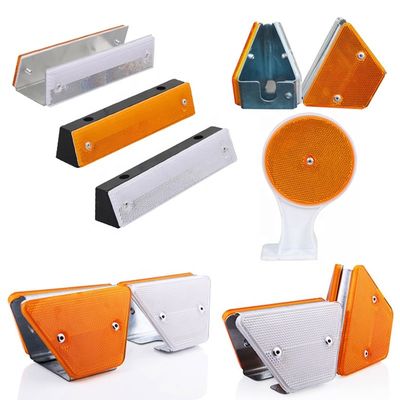 Highway Guardrail V-type reflector PVC veiligheidswaarschuwingspost voor verkeerscontrole