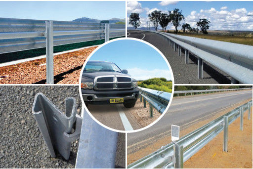 Ezy-Guard Smart Highway Guardrail Post Standard AASHTO M-180 voor buitenbeveiliging