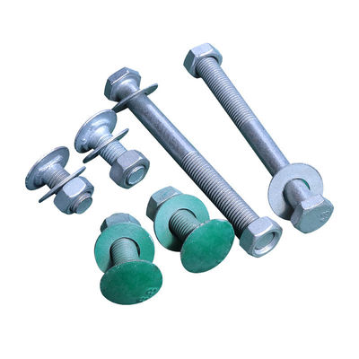 Warm gedompeld gegalvaniseerd stalen beveiligingsrail Bolt en moer voor multifunctionele stanchion