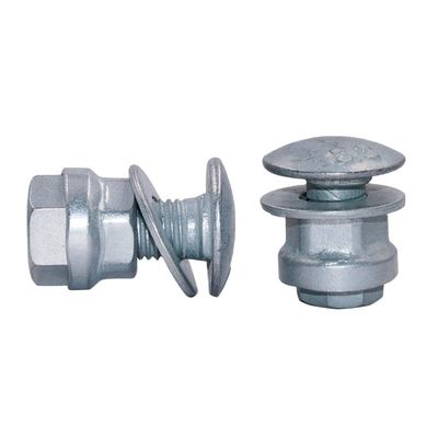 Gepersonaliseerde Hot Dip gegalvaniseerd Hex Steel Highway Guardrail Bolt And Nut And Washer
