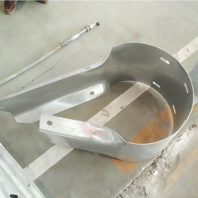 Gepersonaliseerde Warm Dip gegalvaniseerde Highway Guardrail Wings Buffer End voor buitenbeveiliging