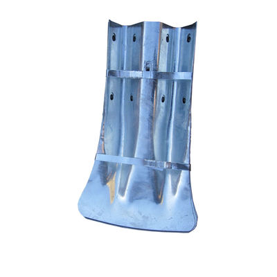 Warm gedompeld gegalvaniseerd AASHTO M180 Standard Steel Guardrail Fishtail End voor verkeersveiligheid
