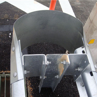 Warm gedompeld gegalvaniseerd staal Q235 Q345 Beschermingsrail U-type post voor verkeersveiligheid
