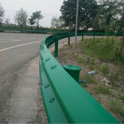 ISO9001 2008 Gecertificeerde verkeersbarrières roestvrij staal snelweg gebogen buigingsbeveiligingsrails