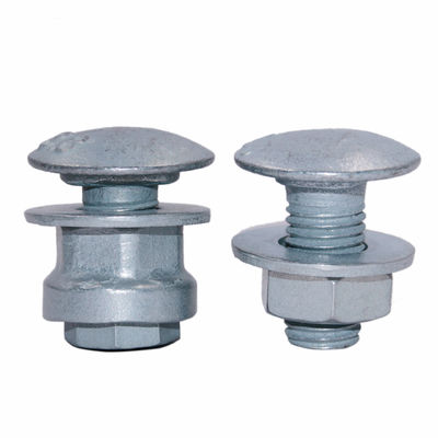 Highway Guardrail Steel Accessories Bolt en moer Op maat gemaakte en goed zichtbare ontwerp
