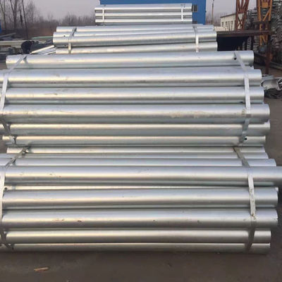 Veiligheid op de weg Staalrail Ronde post met anti-corrosiebehandeling
