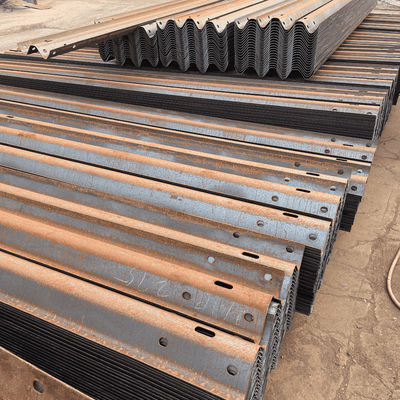 ISO 9001/ISO14001/ISO 18001 H1 Staal W-balk wegrail voor verkeersveiligheid