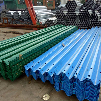 Warm gegalvaniseerd koudgewalst 600G/M2 Staal Buitenveiligheid Highway Safety Guardrail