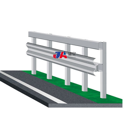 W Beam Highway Guardrail met AASHTO M-180-standaard en zinkcoating van 550-600 g/m2