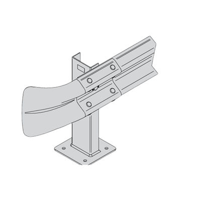 Q345 SJ345R Zink bekleed Highway Guard Rail voor 550G/M2 1.80oz/FT2 Minimum Single-Spot