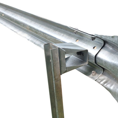 Hot Dip Galvanized W Beam Steel Highway Guardrail met Box Spacer Block