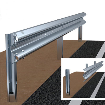 Op maat gemaakte Golden Roadway Safety gegalvaniseerd W Beam Highway Guardrail Crash Barrier