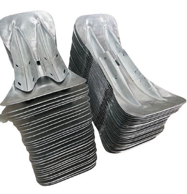 Highway Guardrail End Wings Steel Fishtail Terminal End Op maat voor Q235 Q345