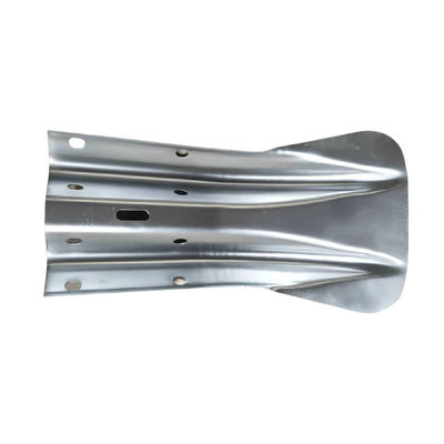 Highway Guardrail End Wings Steel Fishtail Terminal End Op maat voor Q235 Q345