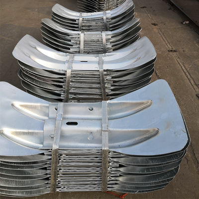 Highway Guardrail End Wings Steel Fishtail Terminal End Op maat voor Q235 Q345