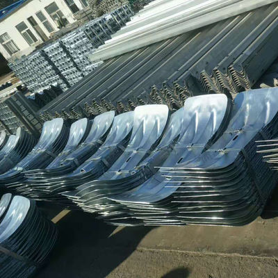 Anti-corrosieve zinkcoating visstaart eind voor Q235 Q345 Highway Guardrail bescherming